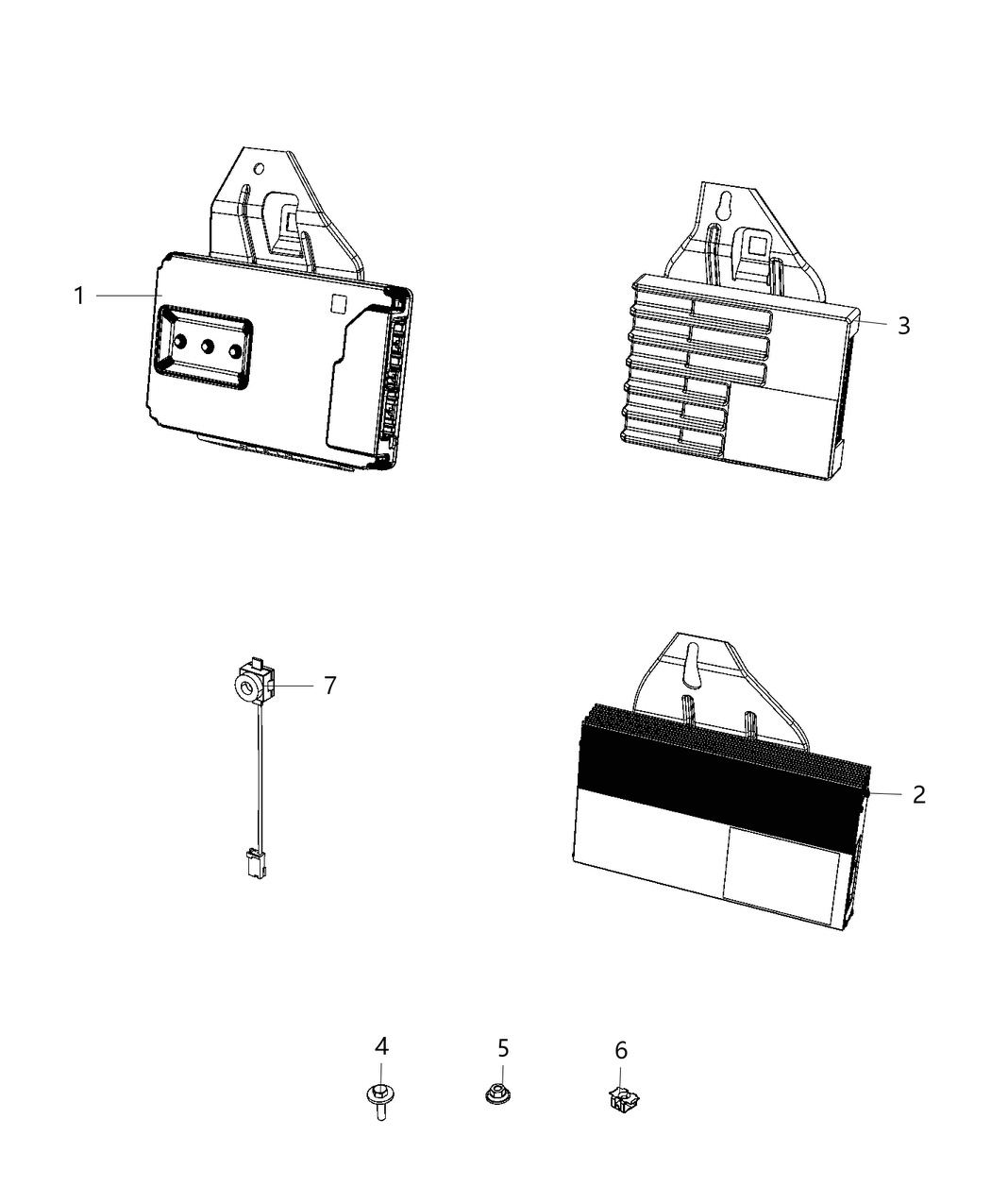 Mopar 68526085AA Amplifier