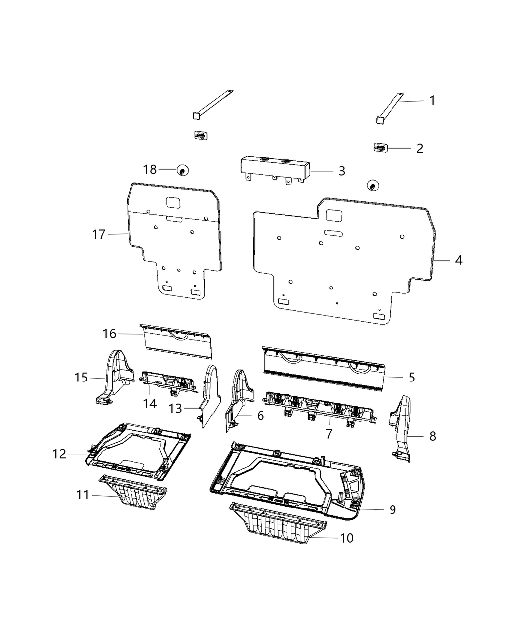 Mopar 5RU26PL5AE Cover-Seat Anchor