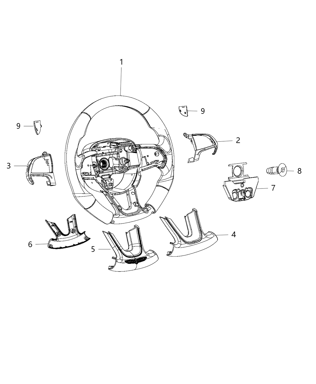 Mopar 6RN54LA8AA Wheel-Steering