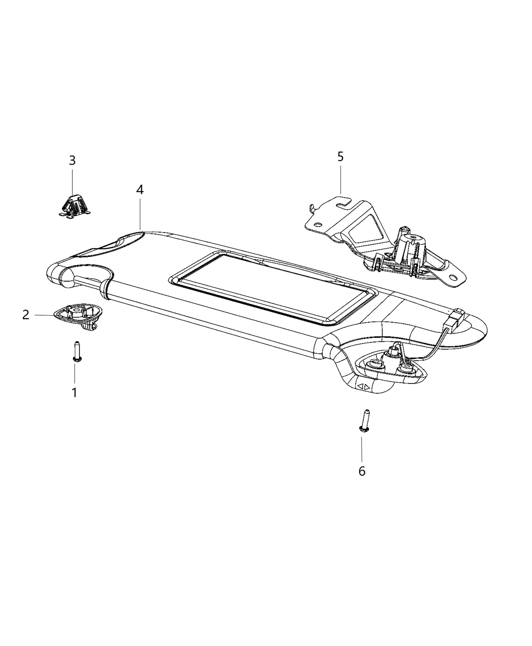 Mopar 6512940AA Screw-Pan Head