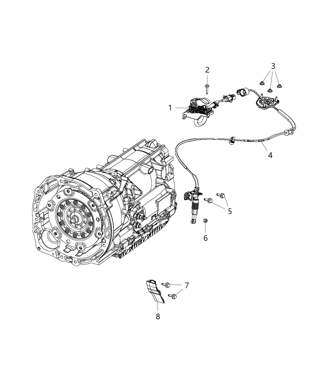 Mopar 68282472AF Manual Park Release