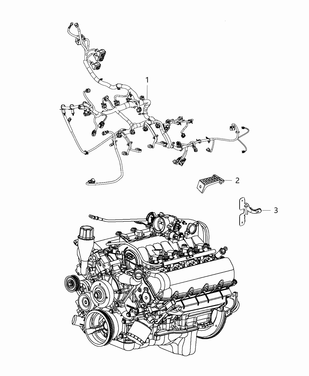 Mopar 68092382AD Wiring-Engine