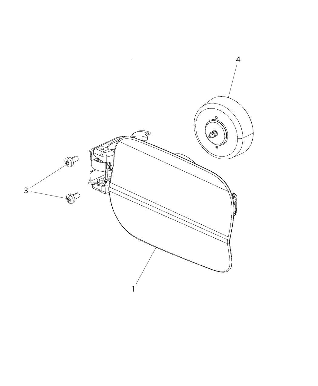 Mopar 68037709AC Housing-Fuel Filler