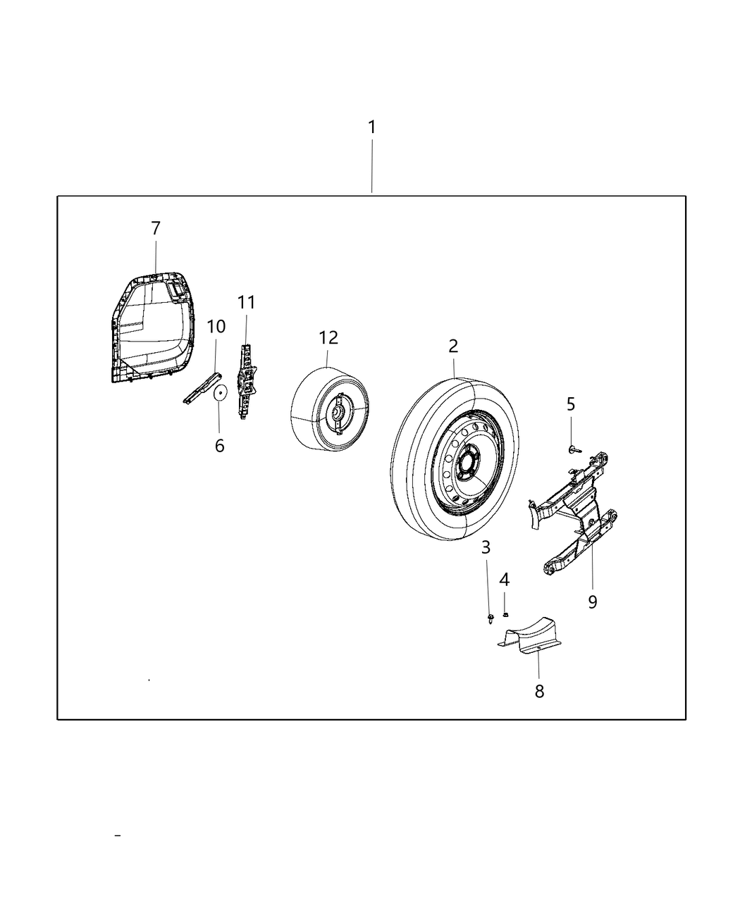 Mopar 5RK06DX9AF Panel-Cargo Door