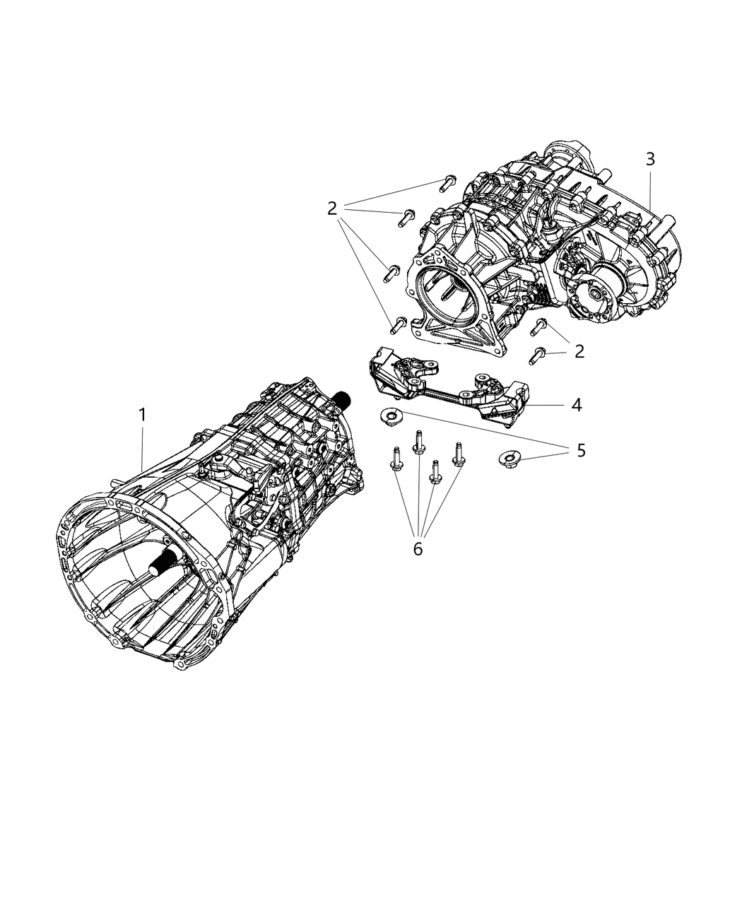 Mopar 68432739AB INSULATOR-Transmission Mount