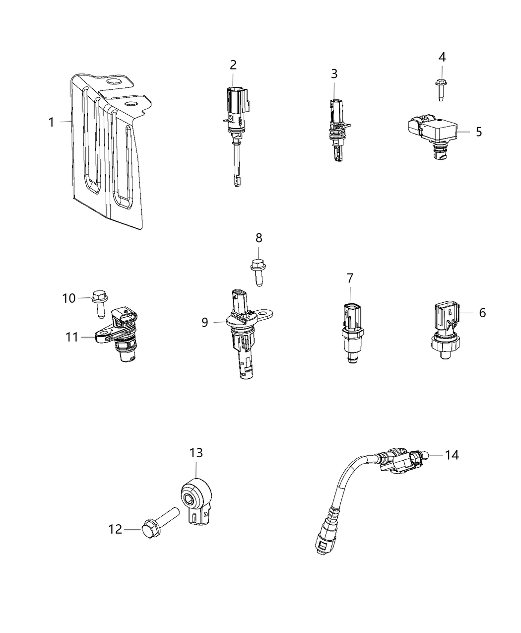 Mopar 68079375AB Sensor-Crankshaft Position