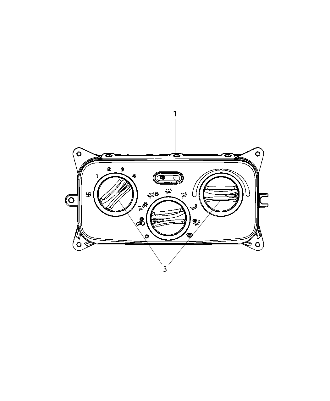 Mopar 55037531AC Control-Heater