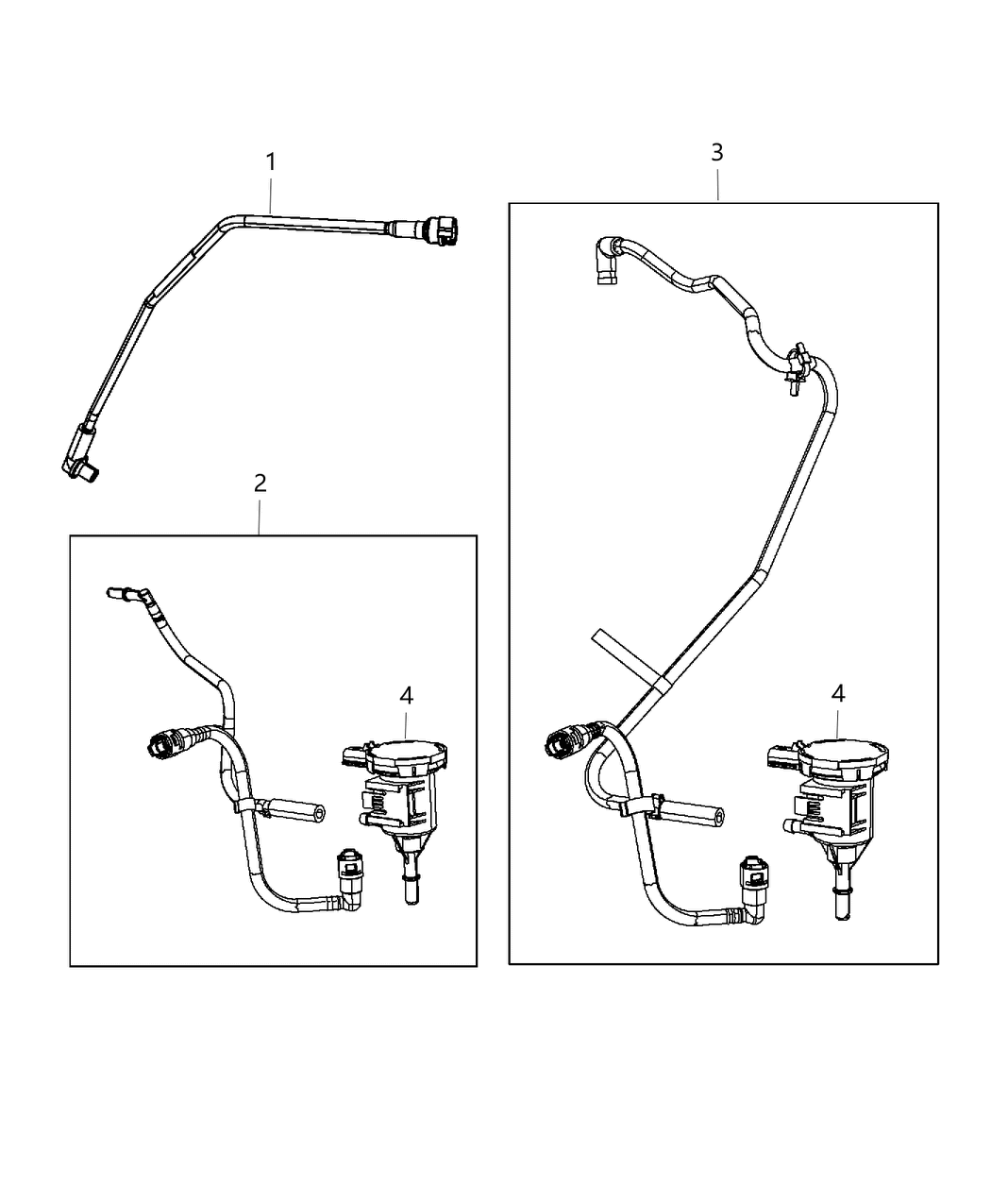 Mopar 5147029AB Harness-Vapor CANISTER PURGE