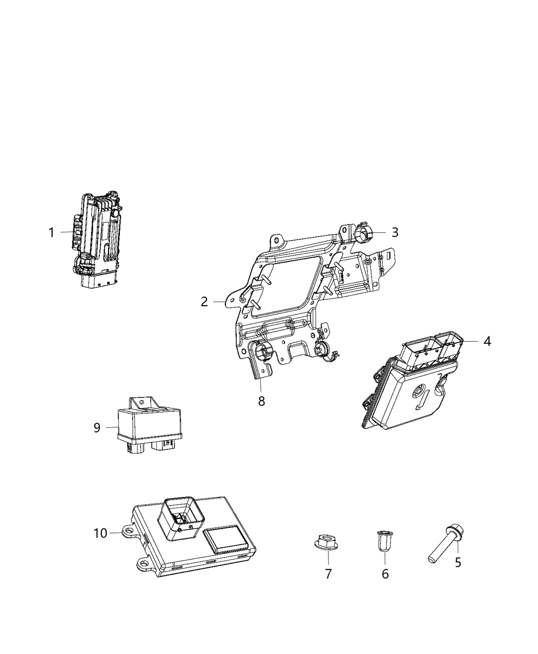 Mopar 5150911AD Engine Controller Module