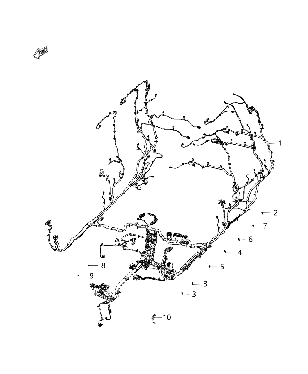 Mopar 68371315AD Wiring-Body