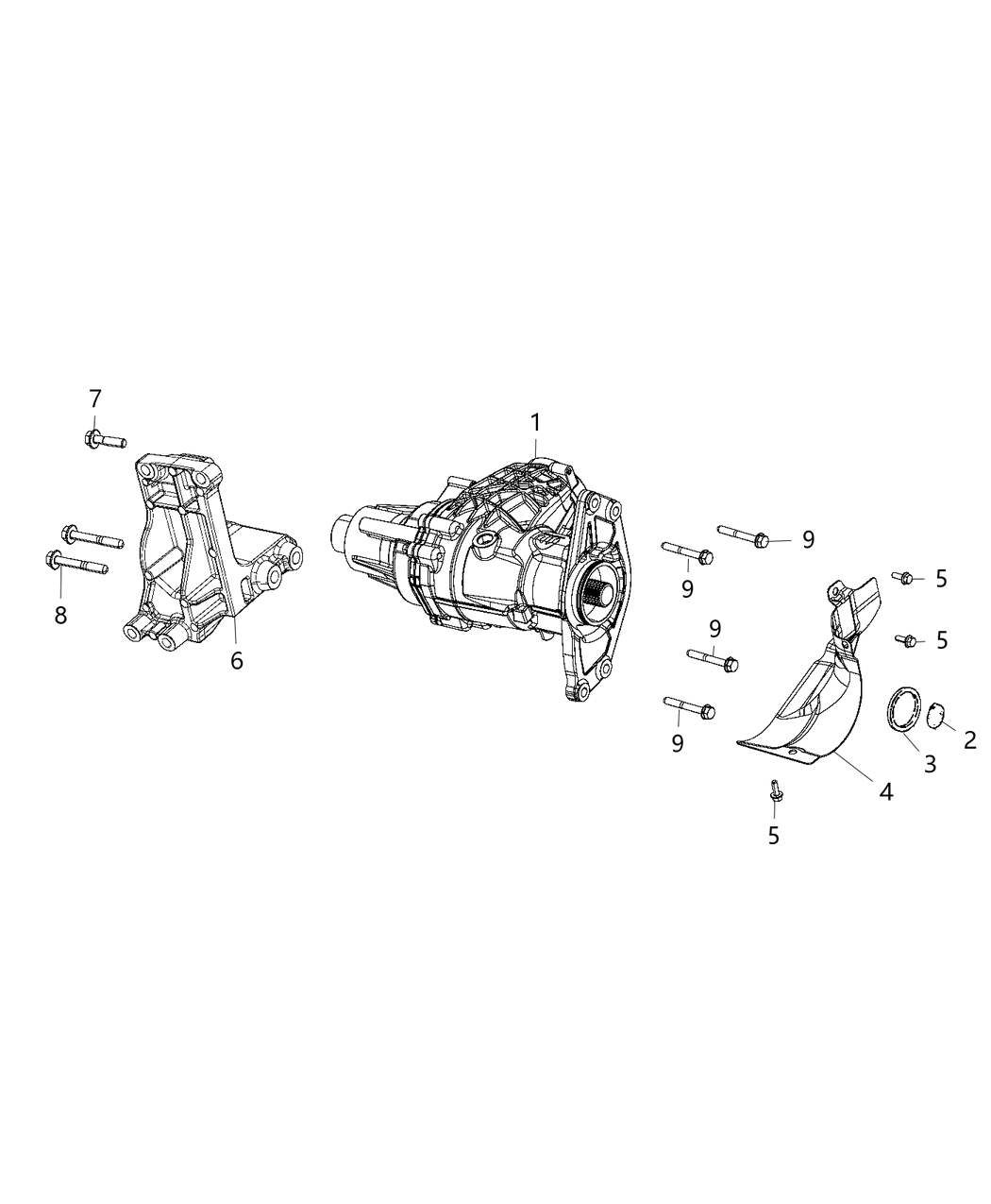 Mopar 68298627AA Bracket-Power Transfer Unit