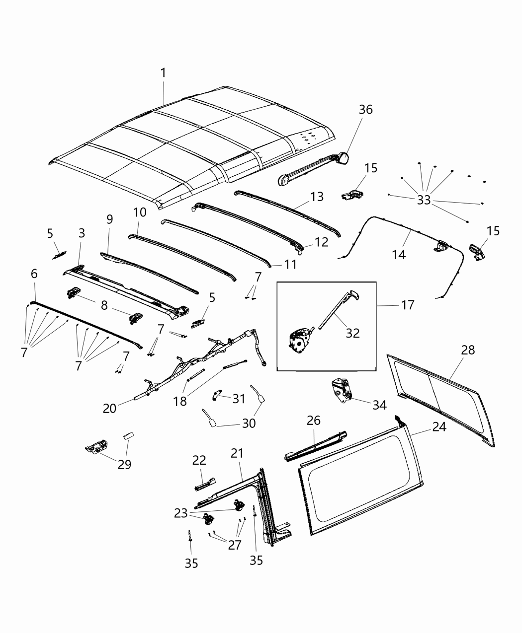 Mopar 5VP83FX9AD Window-Quarter