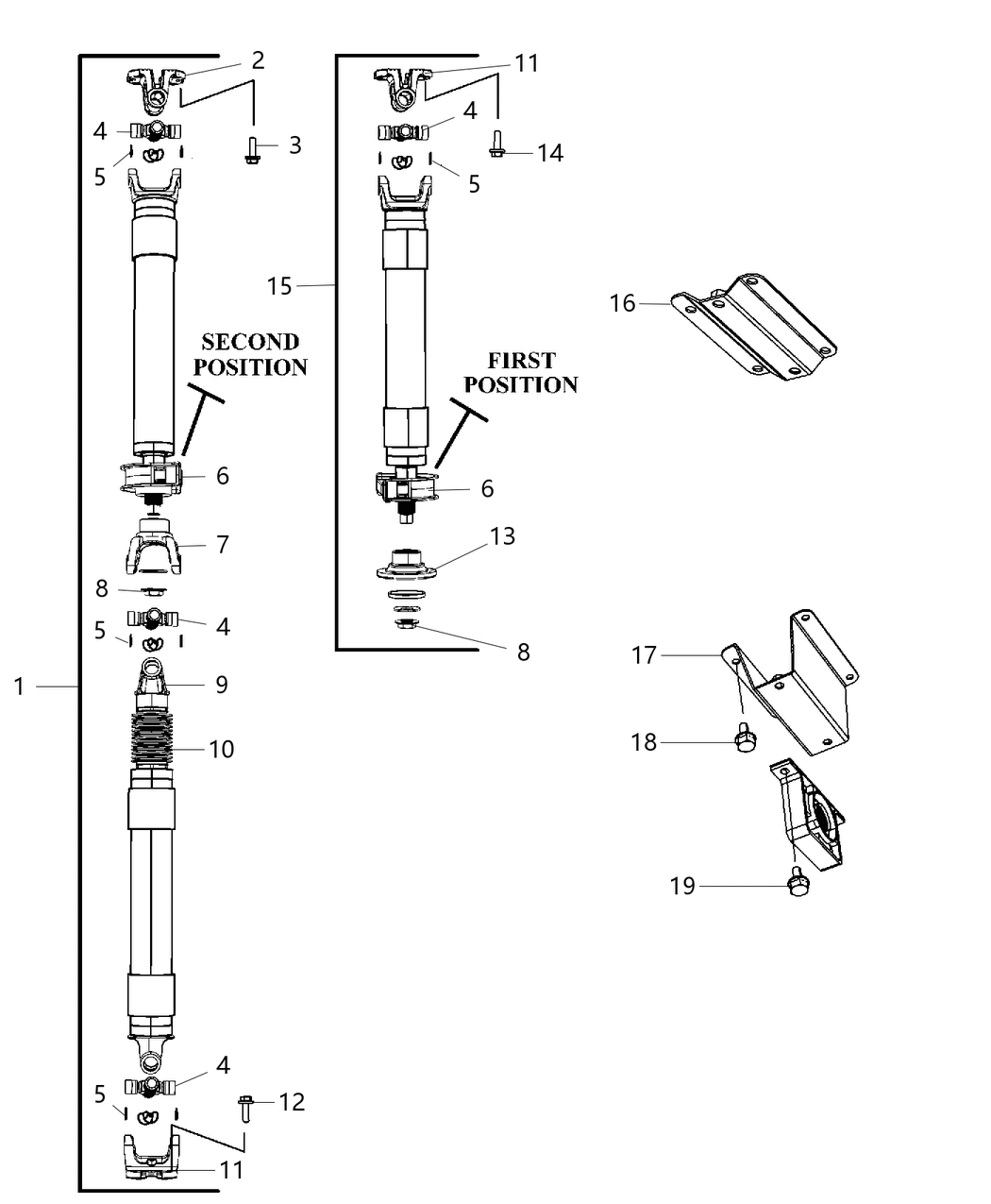 Mopar 68450992AA Drive Shaft