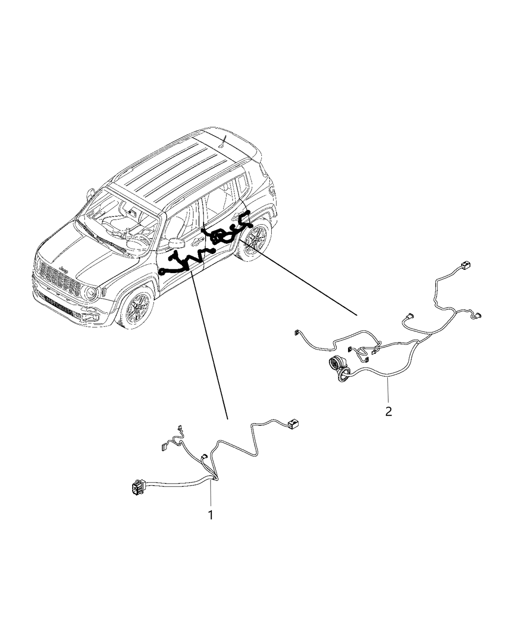 Mopar 68506837AA Wiring-Front Door