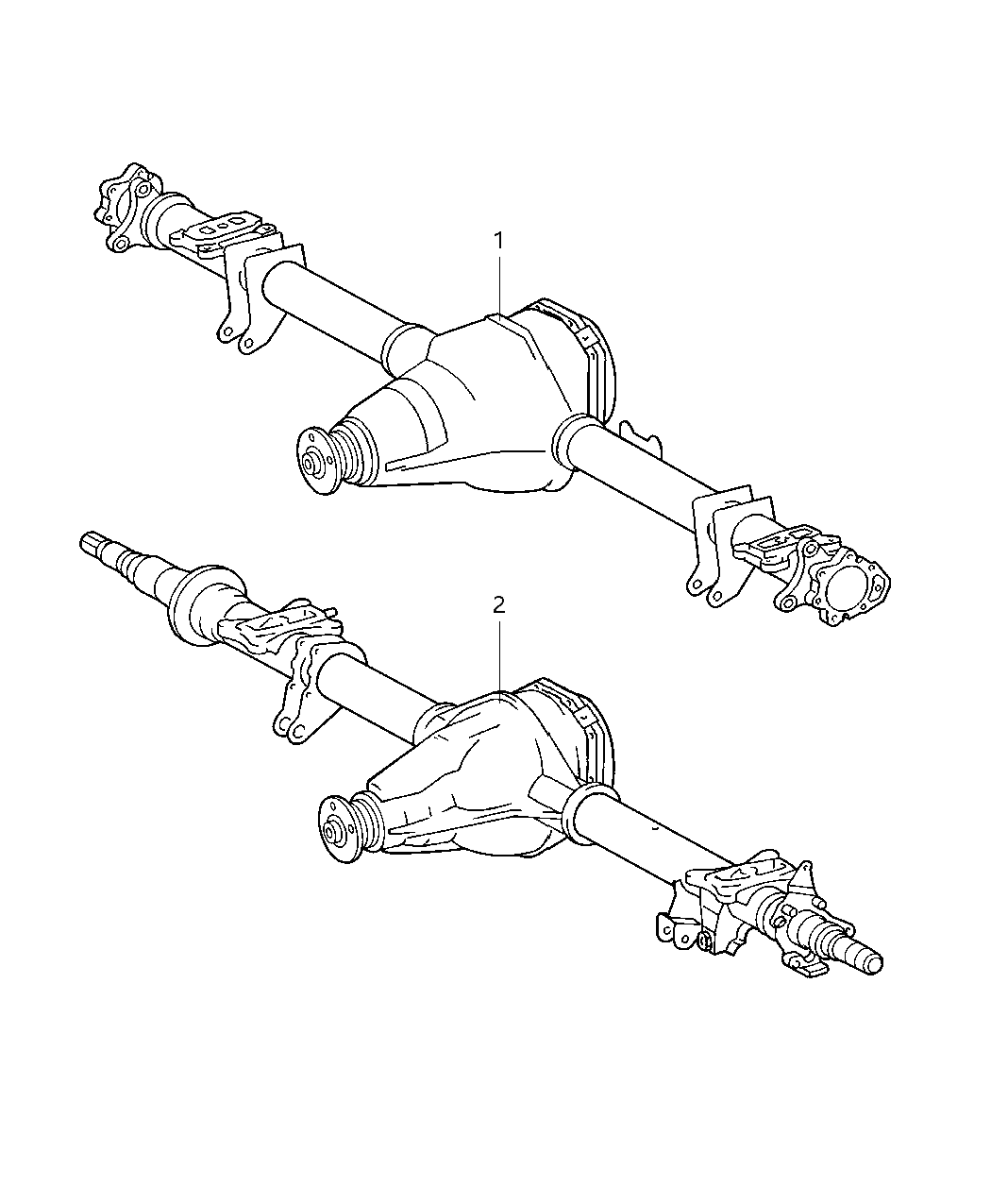 Mopar 5137755AA Axle-Service Rear