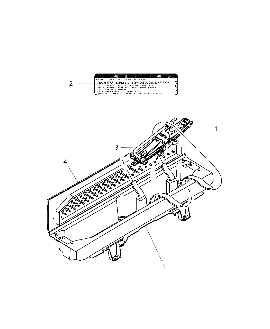 Mopar 52124168AA Jack