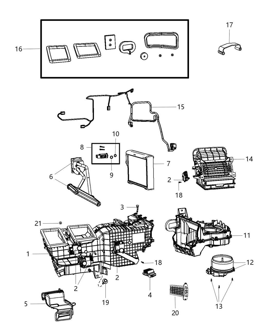 Mopar 68048891AE Housing-Distribution