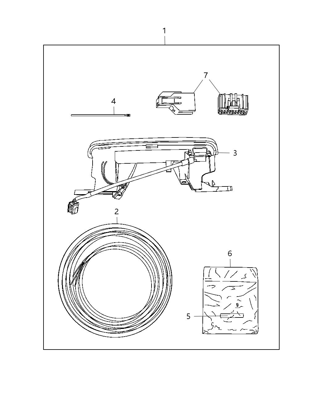 Mopar 57010606AI Lamp-Center High Mounted Stop