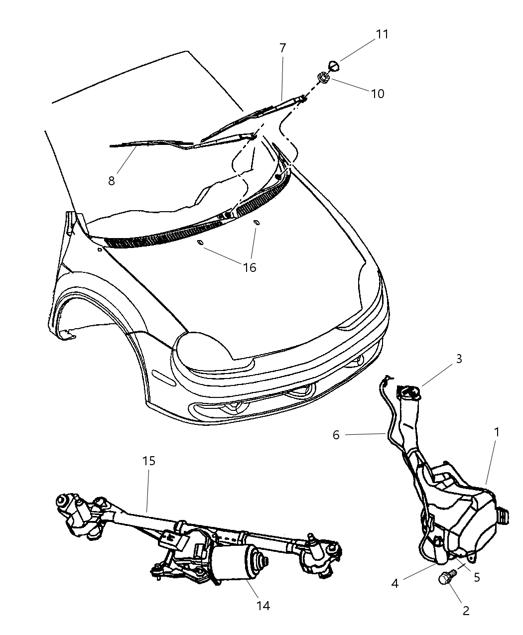 Mopar 5303520AB Nozzle-Washer