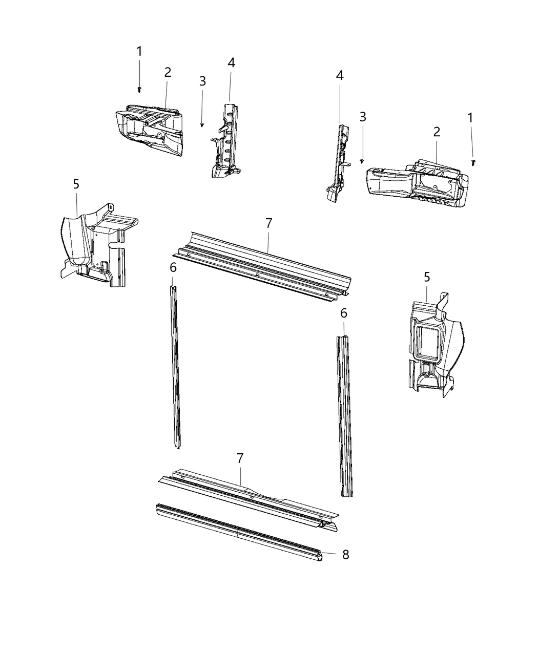 Mopar 68205063AE Air Duct