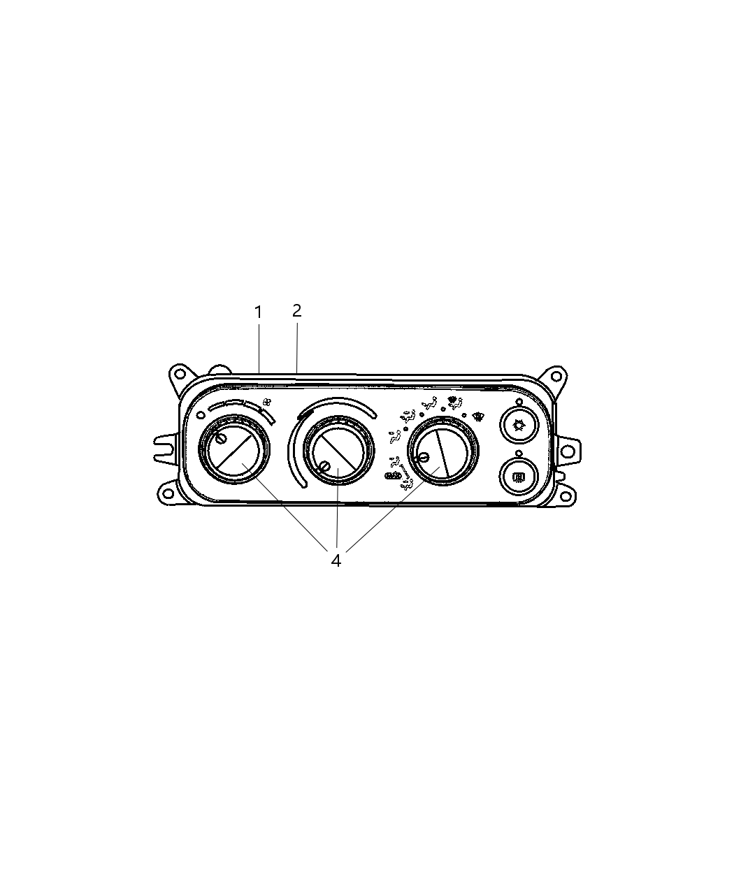 Mopar 55056567AC Control-Heater