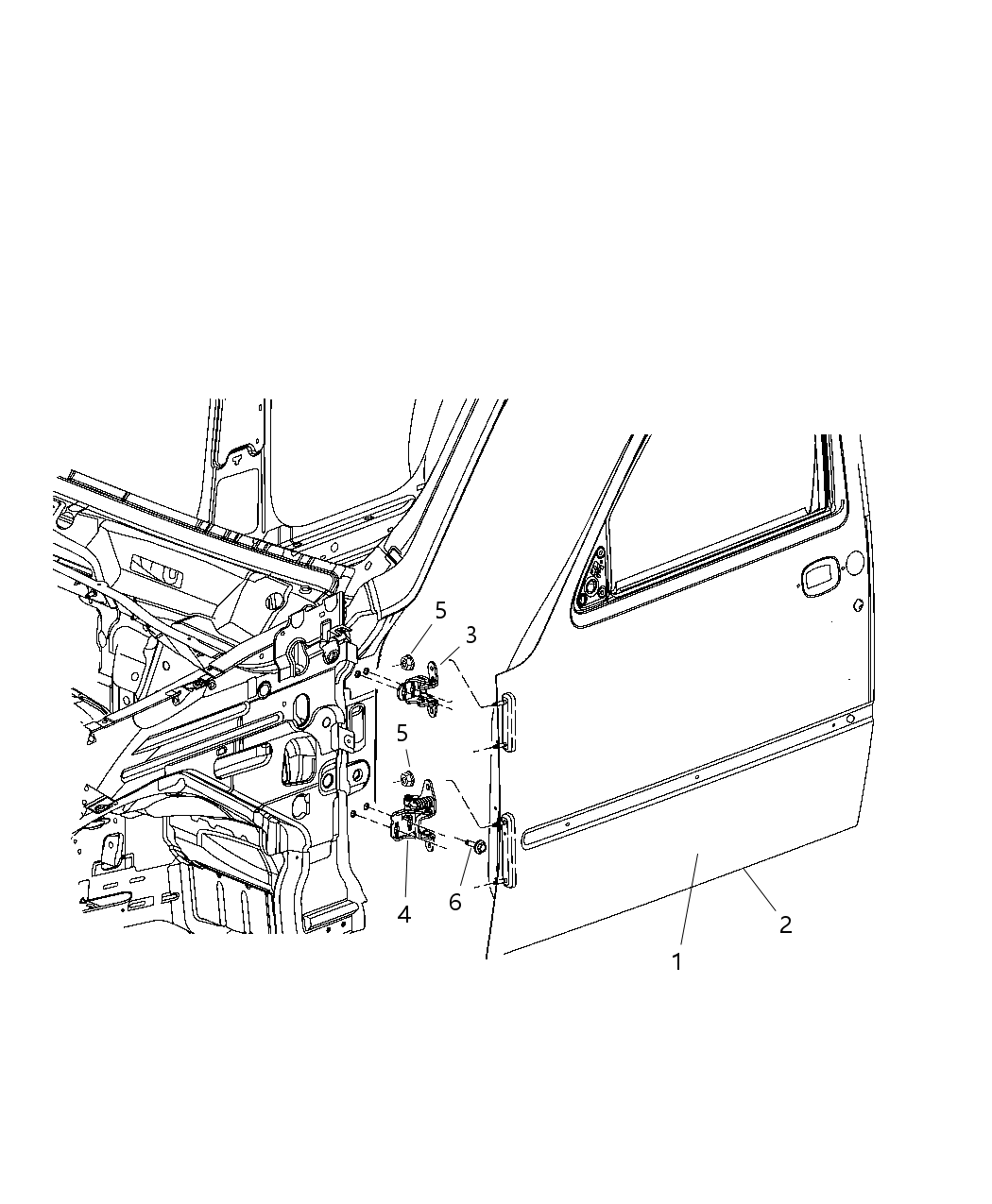 Mopar 55360853AD Door-Front