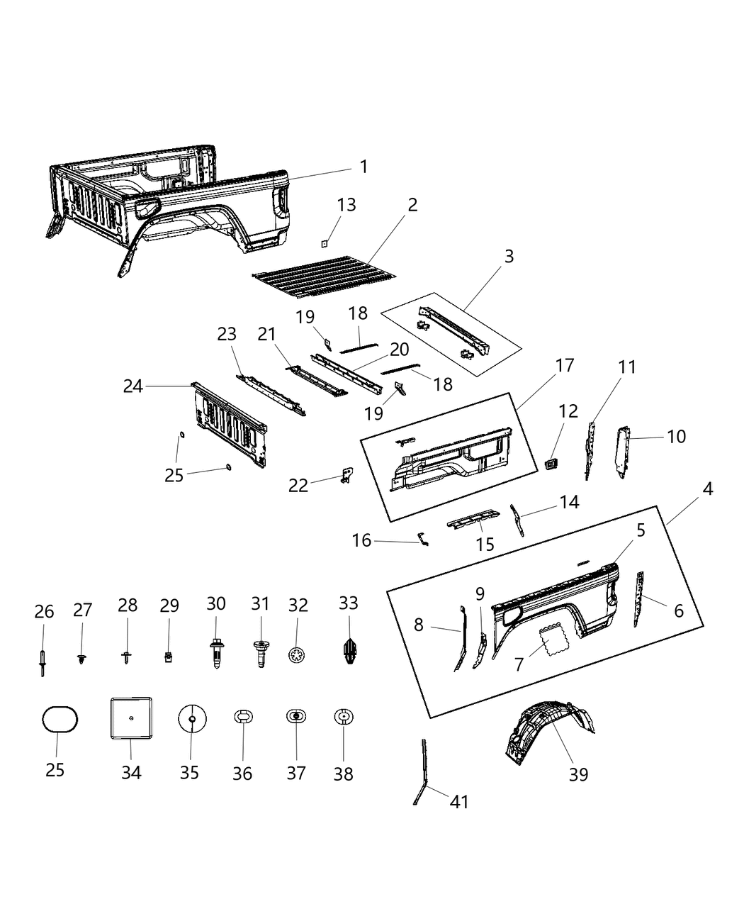 Mopar 68371662AC Panel-Box Floor