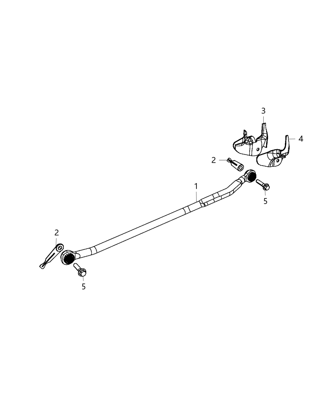 Mopar 68360057AB Track Bar