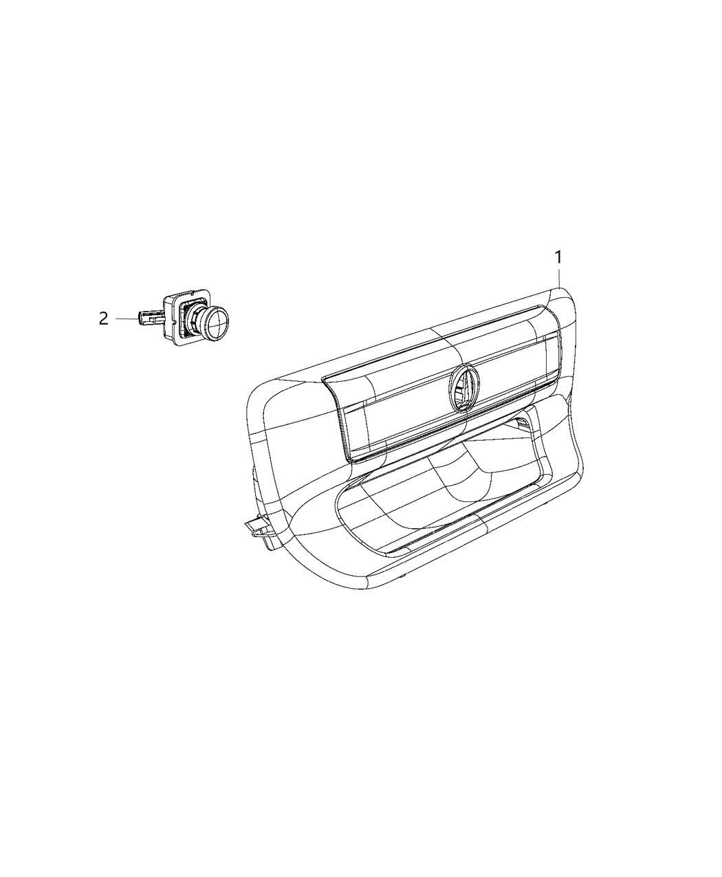 Mopar 68322864AF Camera