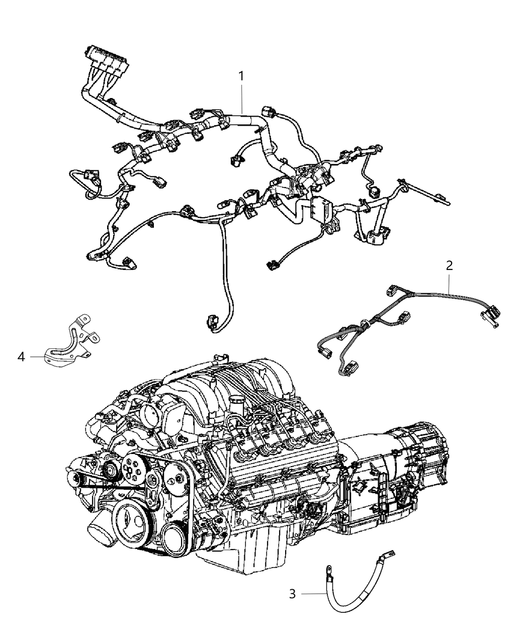 Mopar 68148074AD Wiring-Engine