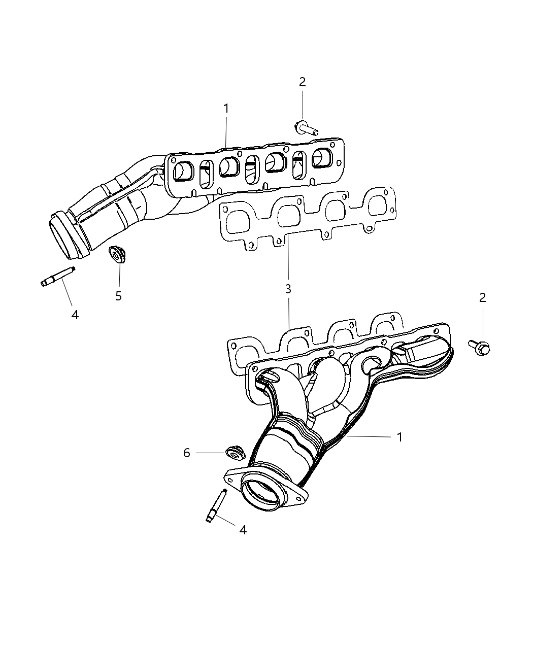 Mopar 5038756AA Exhaust Manifold