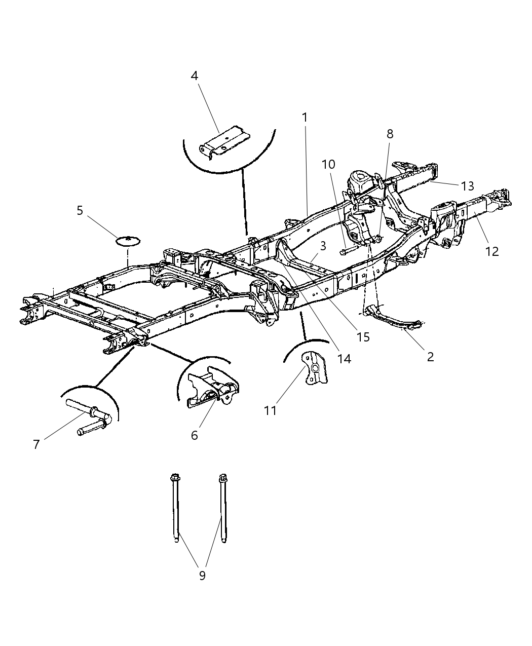 Mopar 55366289AP Frame-Chassis