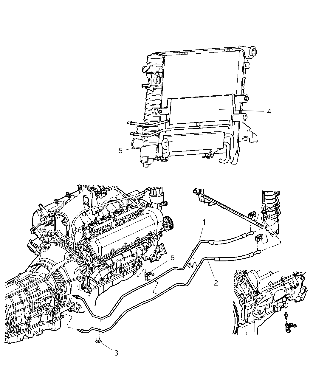 Mopar 52029075AB Tube-Oil Cooler