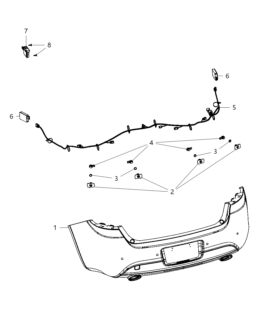 Mopar 56038949AF Module-Blind Spot Detection