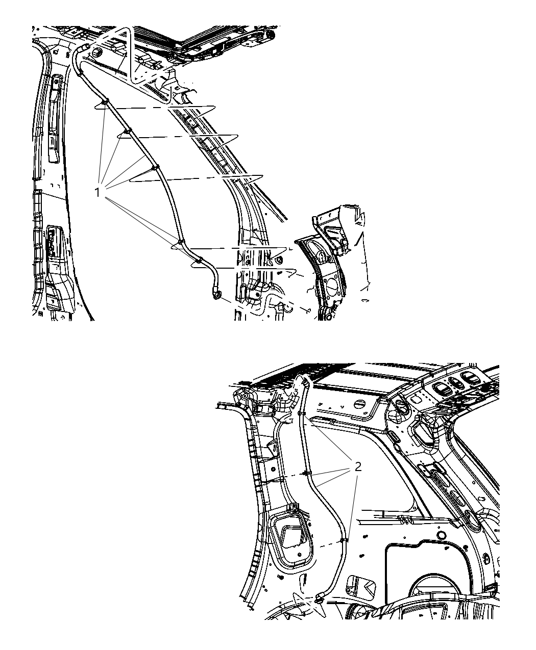 Mopar 68069326AA Tube-SUNROOF Drain