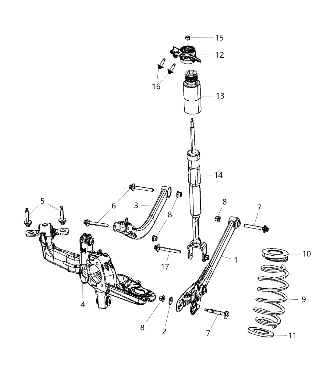 Mopar 6510422AA Bolt-CROSSMEMBER