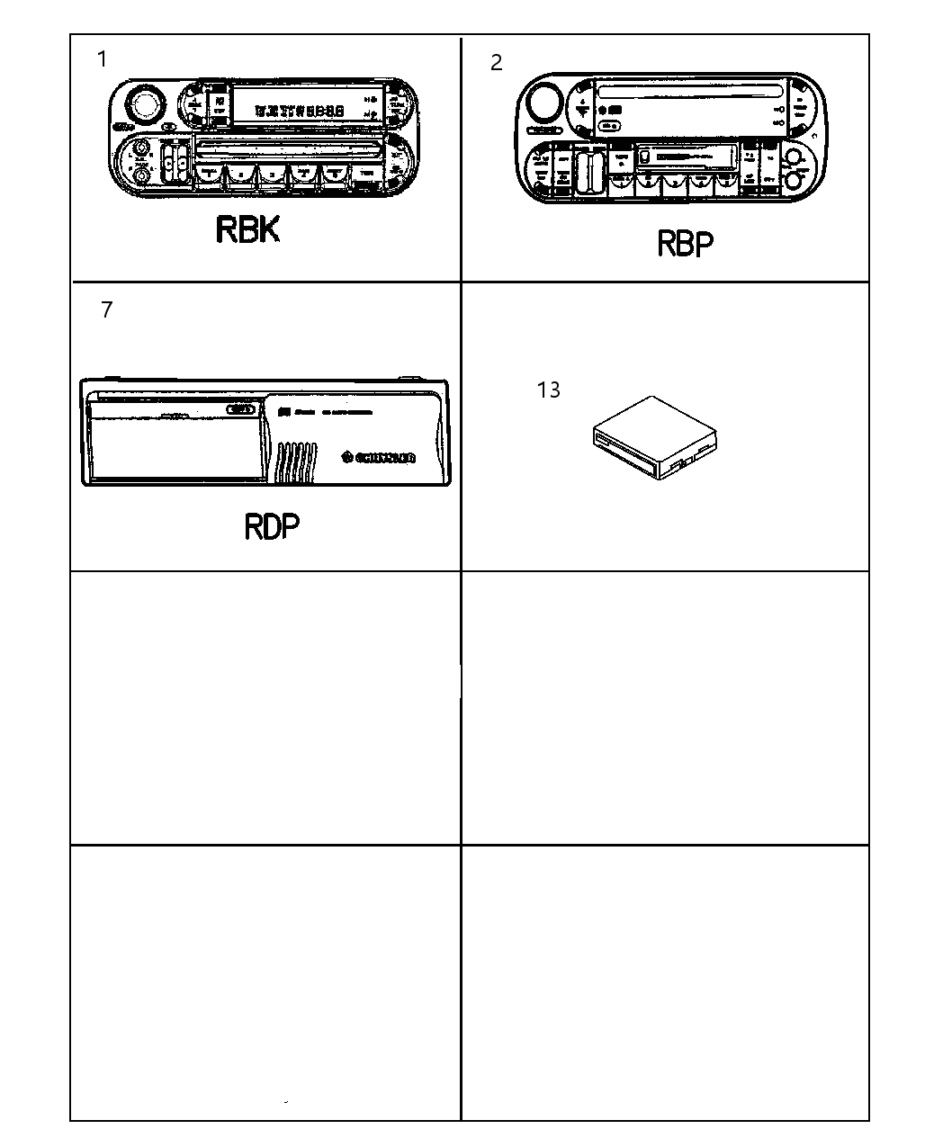 Mopar 56038555AG Radio-AM/FM With Cd And Cassette