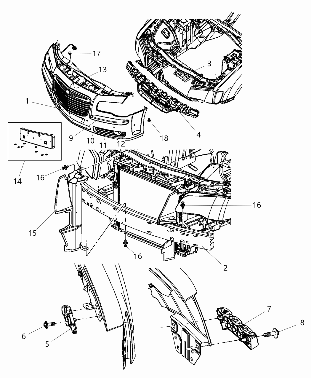 Mopar 68127947AA Bezel-Fog Lamp