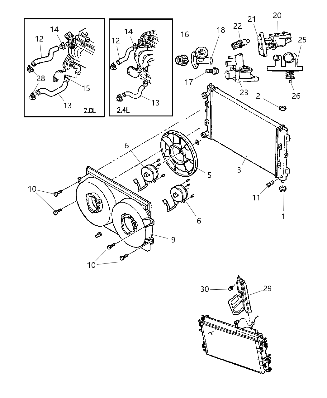 Mopar 5058334AB Hose-Radiator Outlet