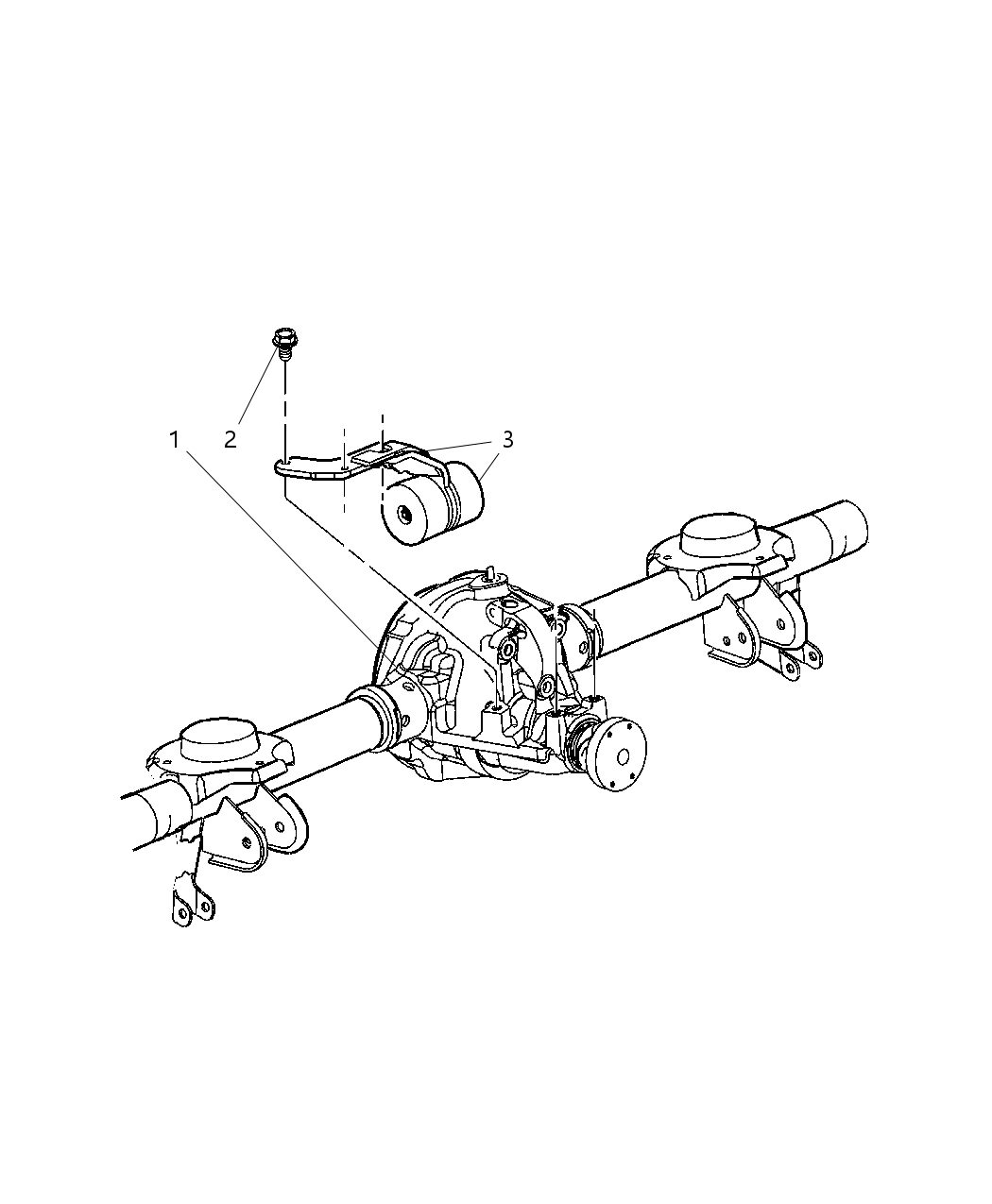 Mopar 5102973AB Axle-Service Rear