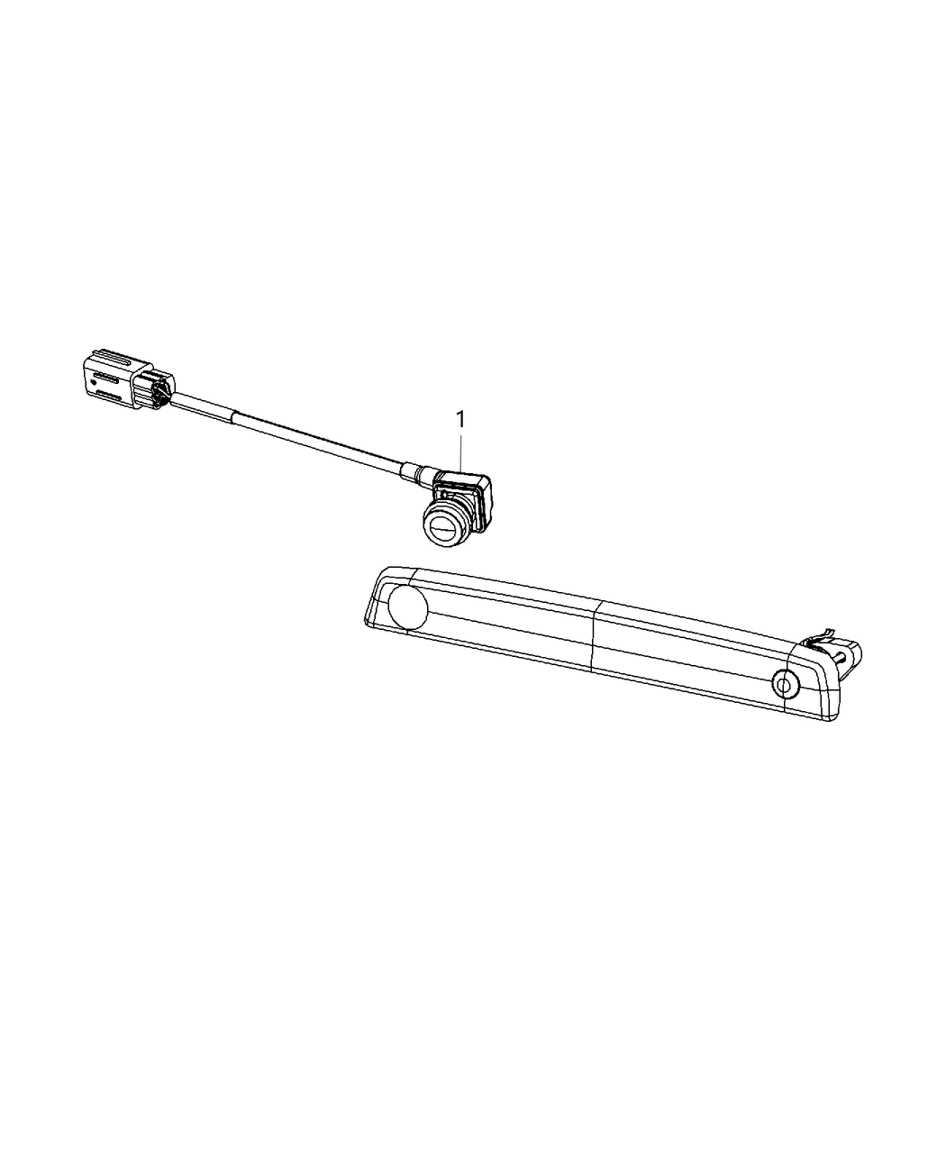 Mopar 68210237AA Camera-Rear View