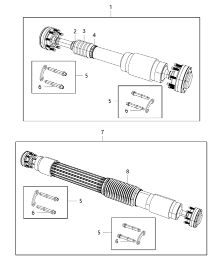 2016 Jeep Wrangler Shaft - Drive Diagram