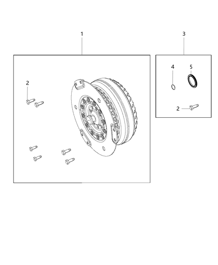 2021 Jeep Gladiator Torque Converter Diagram 1