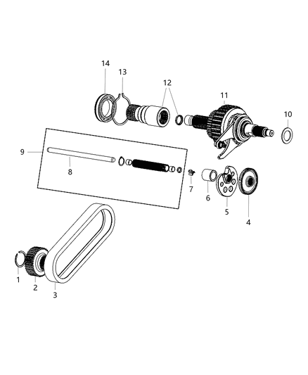 2020 Jeep Grand Cherokee Gear Train Diagram 1