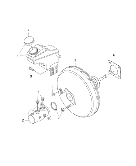 2018 Jeep Renegade Master Cylinder Diagram