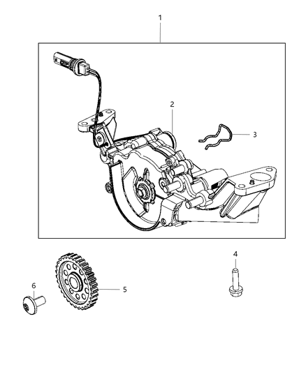 2020 Jeep Wrangler Engine Oil Pump Diagram 4