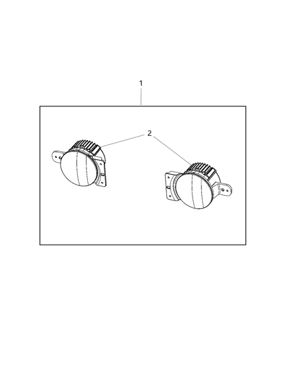 2021 Jeep Gladiator Light Kit Diagram 1