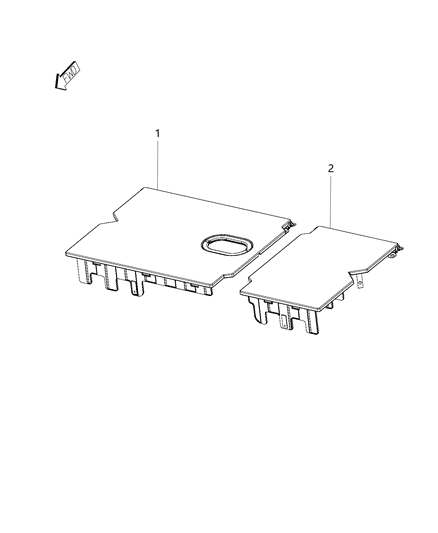 2017 Ram 3500 Load Floor, Cargo Diagram