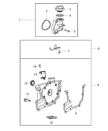 2017 Jeep Cherokee Engine Oil Pump Diagram 1