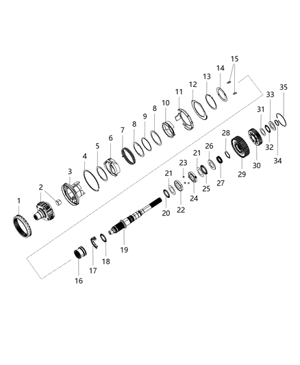 2020 Ram 1500 Plate-Retaining Diagram for 68402987AA